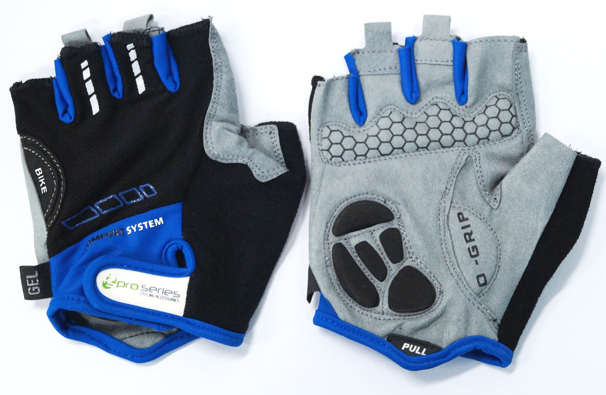 Pro Series Amara Palm Gel Gloves - Black/Blue - Small