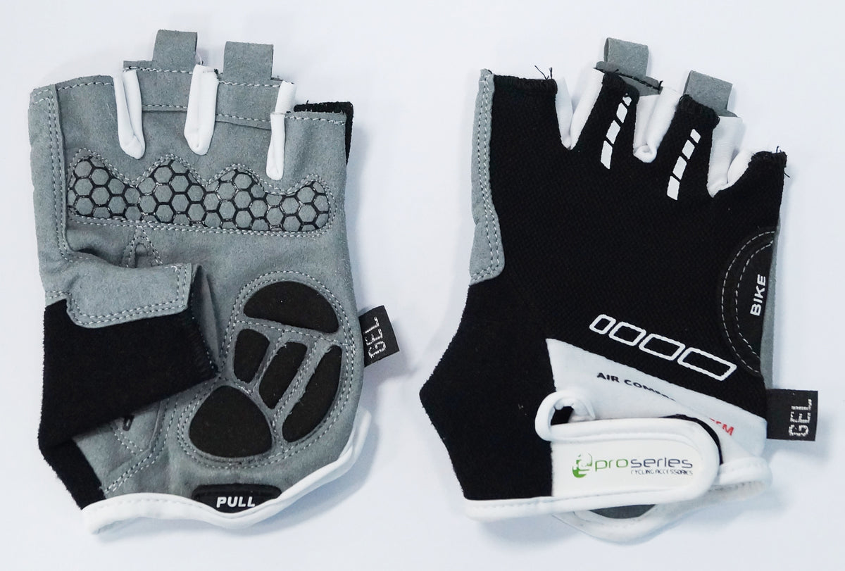 Pro Series Amara Palm Gel Gloves - Black/White Fade - Medium