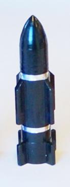 Atomic Rocket A/V Valve Cap - Black (Sold Individually)