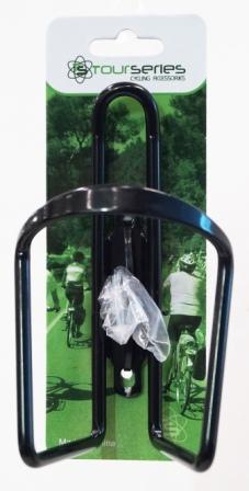 Traditional Style Alloy Bottle Cage - Black