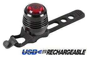 Six20 USB Alloy Rear Light - Black