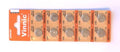 Battery - 1.5V Button Cell - Alkaline - LR54/L1131 - 10 Pieces Per Card