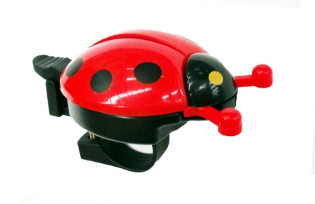 Bikes Up! Ladybug Design Flick Bell - Red