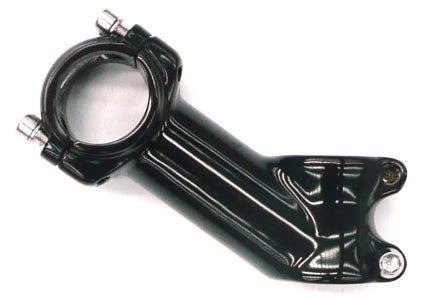1 1/8" Threadless Ahead Stem - 90mm Ext - 35° - 31.8mm H/Bar - Polish Black