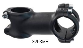 1 1/8" Threadless Ahead Stem - 70mm Ext - 7° - 31.8mm H/Bar - Matte Black