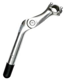 1" Adjustable Quill Headstem - Ext 110mm - 25.4mm H/Bar - Silver