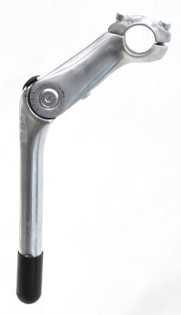 Adjustable Quill Headstem - Ext 110mm - 25.4mm H/Bar - Silver