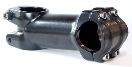 1 1/8" Threadless Ahead Stem - 90mm Ext - 7° - 31.8mm H/Bar - Black