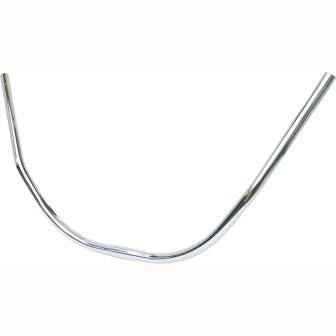 Handlebar 25.4mm - 68Cm Wide - 80mm Rise - Beach Crusier - Cp Silver
