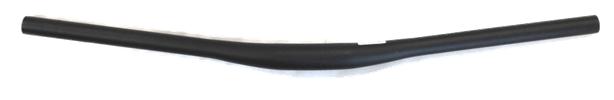 Alloy 31.8mm Handlebar - 680mm x 12mm - Black