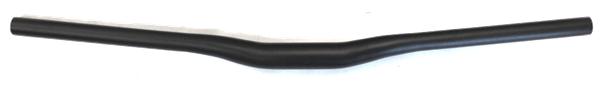 Alloy 31.8mm Handlebar - 680mm x 20mm - Black