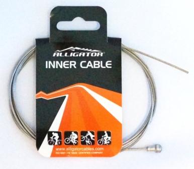 Alligator Road Superior Shine Slick Inner Brake Cable - 1.5mm x 1700mm (Shimano/Sram)
