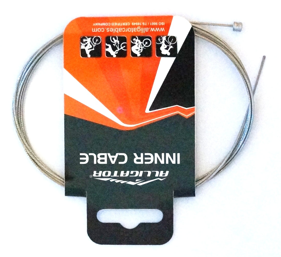 Alligator Road Superior Shine Slick Inner Gear Cable - 1.1mm x 2100mm (Shimano/Sram)