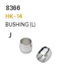 Brass Hydraulic Hose Fitting J HK-14 Brass Olive/Bushing - 5.8 x 7.2 x 7mm (Pack of 10)