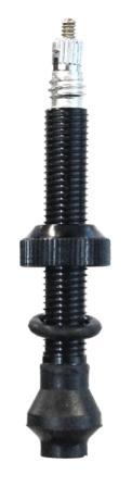 Alloy 45mm Presta Tubeless Valve - Black (Single)
