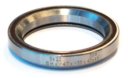 1 1/4" Sealed Bearing - 35mm x 47mm x 8mm - 45° x 45° - Brown