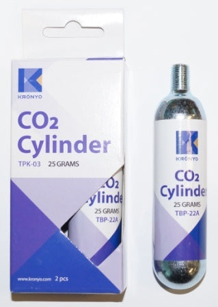 Co2 Cartridge 25G Threaded - Box 2