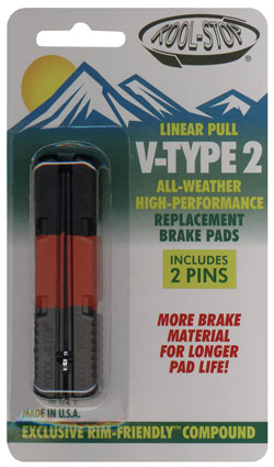 Kool Stop KS-V2TR V2 Brake Pads - Triple Compound Insert