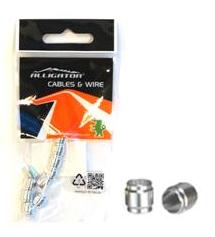 Alligator HK-AV02 Hydraulic Hose Fitting - Copper Olive/Bushing For Avid/Sram (10 Pack)