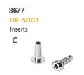 Hydraulic Hose Fitting C - HK-SH03 Brass Barb Insert - 2.4 x 4.6 x 13mm - Suits 5mm Hose (Sold Individually)