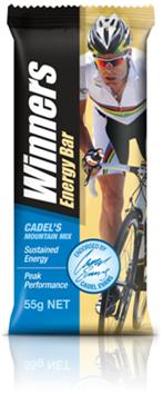 Winners Energy Bar - Cadels Mountain Mix (Box of 12)