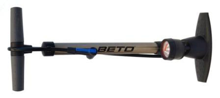 Beto Cobra Alloy Floor Pump with Gauge and Smart Valve - 160 PSI