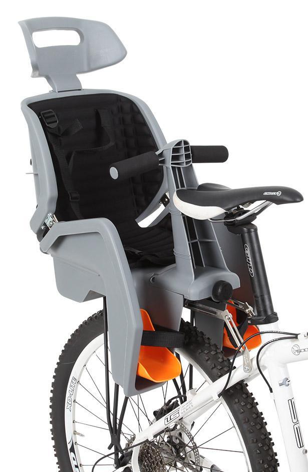 Beto Deluxe Baby Seat - Suits 26" Disc Brake Bikes - Grey
