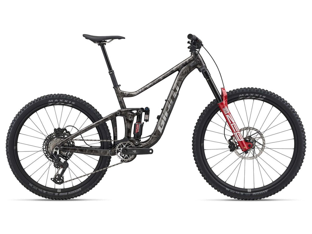2026 Giant Reign SE Dual Suspension Mountain Bike - Black Lightning