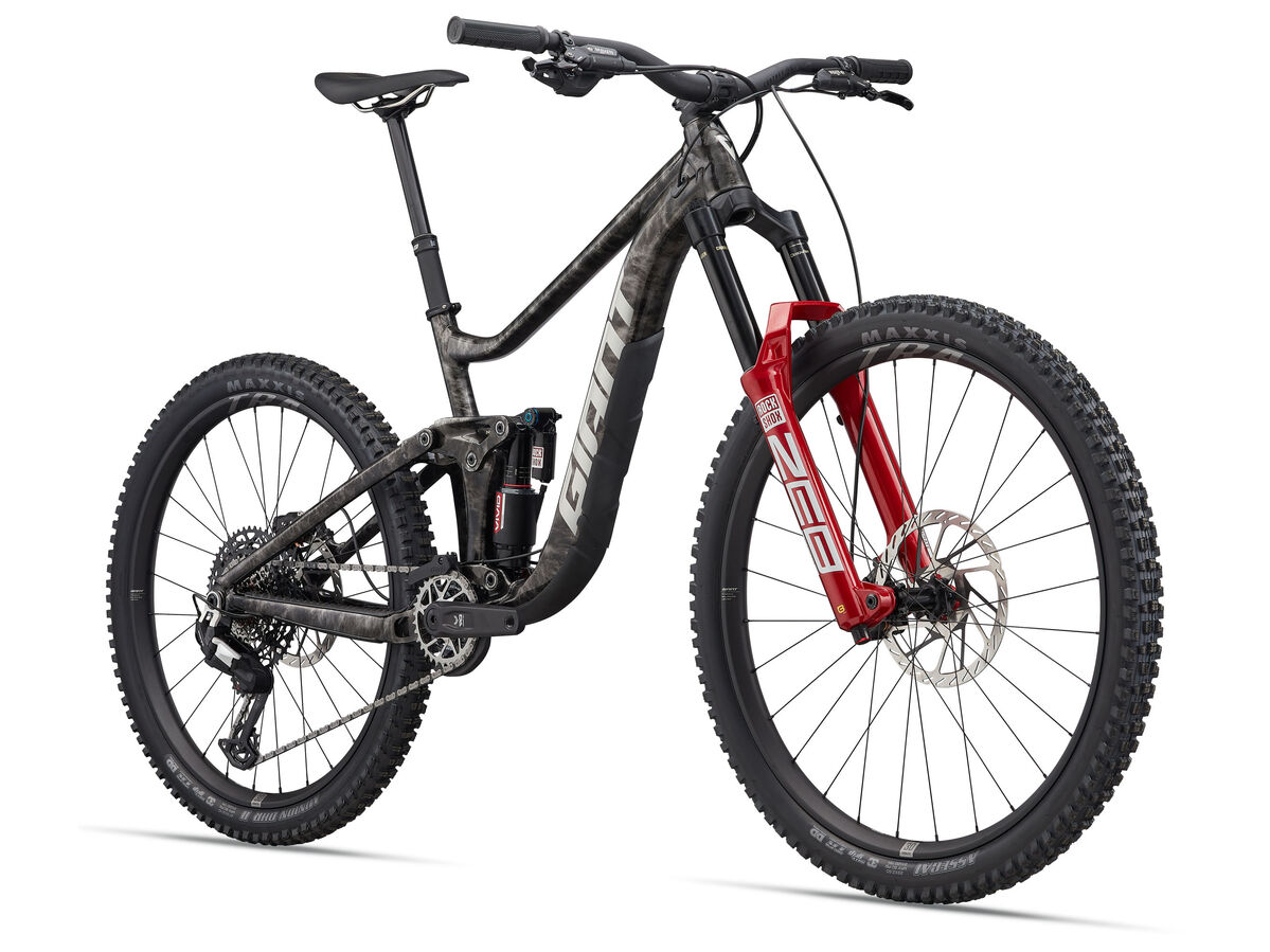 2026 Giant Reign SE Dual Suspension Mountain Bike - Black Lightning