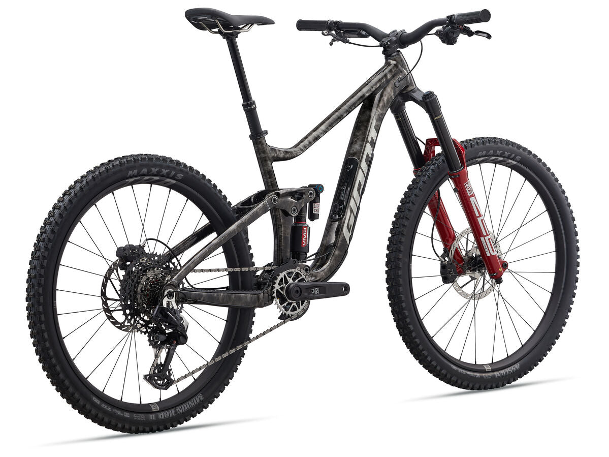 2026 Giant Reign SE Dual Suspension Mountain Bike - Black Lightning