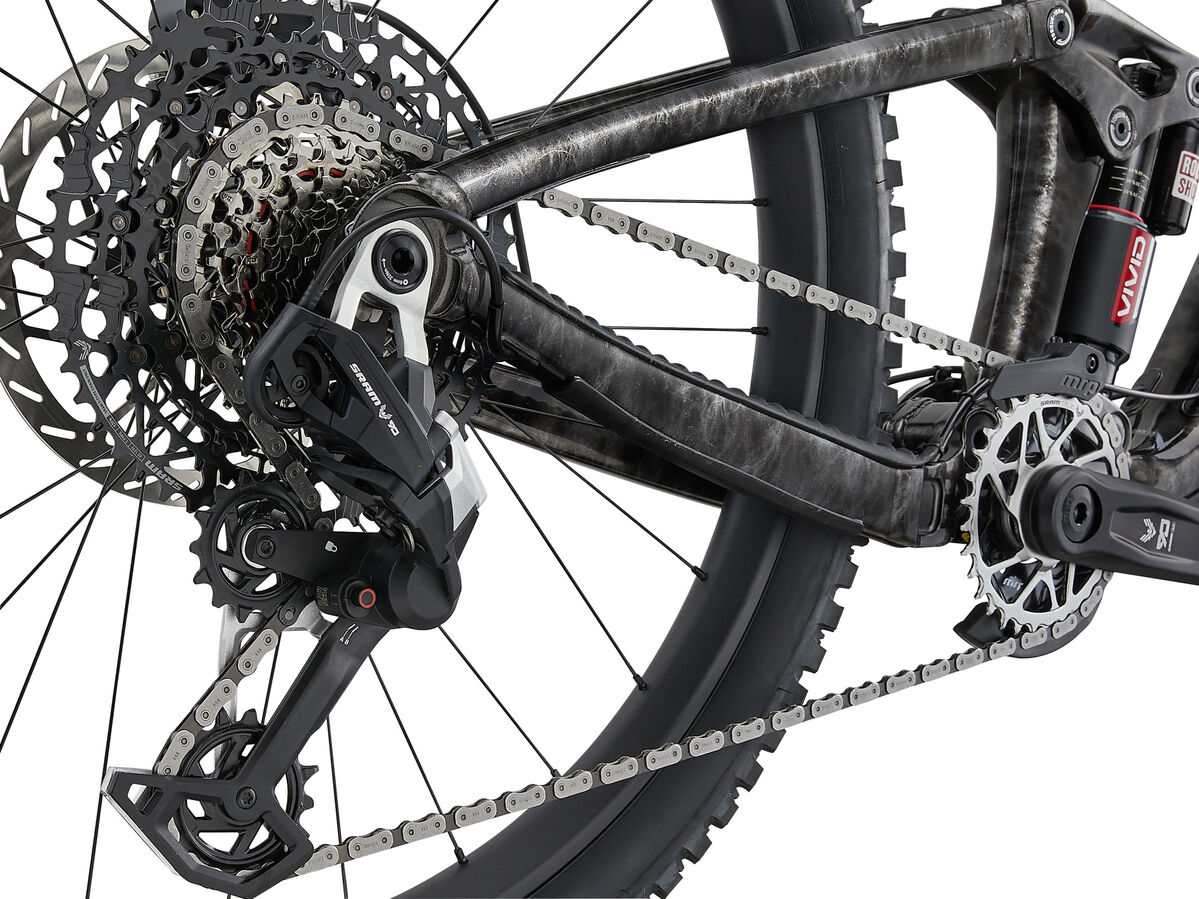2026 Giant Reign SE Dual Suspension Mountain Bike - Black Lightning