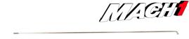 Mach 1 Stainless Steel Spokes - 267mm - 14 Gauge - J Hook - Silver (Single)