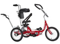 Rehatri Foot Tricycle with Rear Steering - 16" Wheels - Red