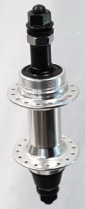 Joytech 32 Hole Rear Hub - Screw On - Silver