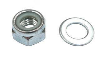 Nylock 14mm Nut for Trike Rear Axle with Washer