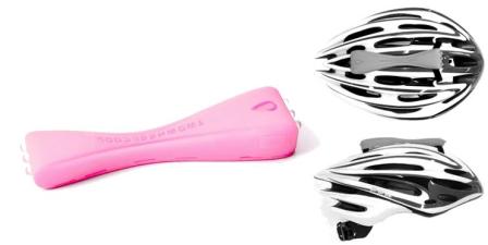 Two Wheel Cool Pilot Front/Rear Helmet Light - Rosa