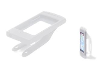 Two Wheel Cool Silcone iPhone 5 Mount - Mist