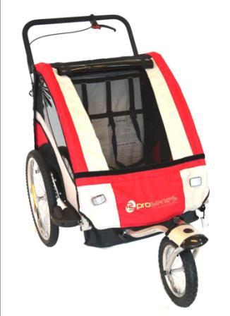 Bicycle Trailer/Jogger - Red