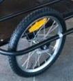 Replacement 16" Wheel for Bicycle Cargo Trailer 9817 (with Tyre/Tube)