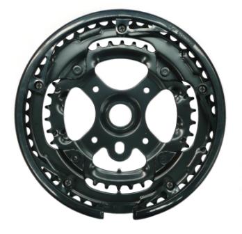 Double Chainwheel for One Piece Crank