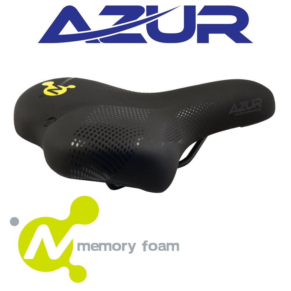 Azur Zeta Memory Foam Comfort Saddle