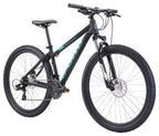 Apollo Aspire 20 Women's Mountain Bike - Matte Black/Turquoise