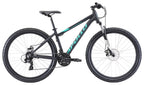 Apollo Aspire 20 Women's Mountain Bike - Matte Black/Turquoise