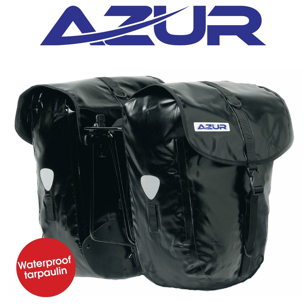 Azur Tarpaulin Pannier Set