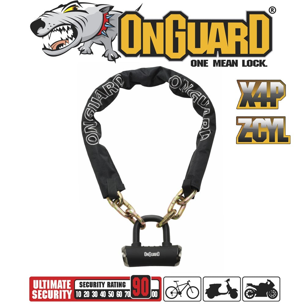 On Guard Mastiff Heavy Duty Chain Lock - 110cm x 10mm