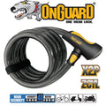 On Guard Doberman Coiled Key Lock - 185cm x 12mm