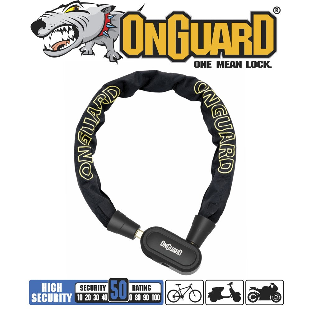 On Guard Fast Lock Chain Lock - 90cm x 7.5mm