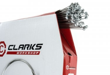 Clarks Inner Gear Cable - Stainless Slick - 1.1mm x 2275mm - Box of 100