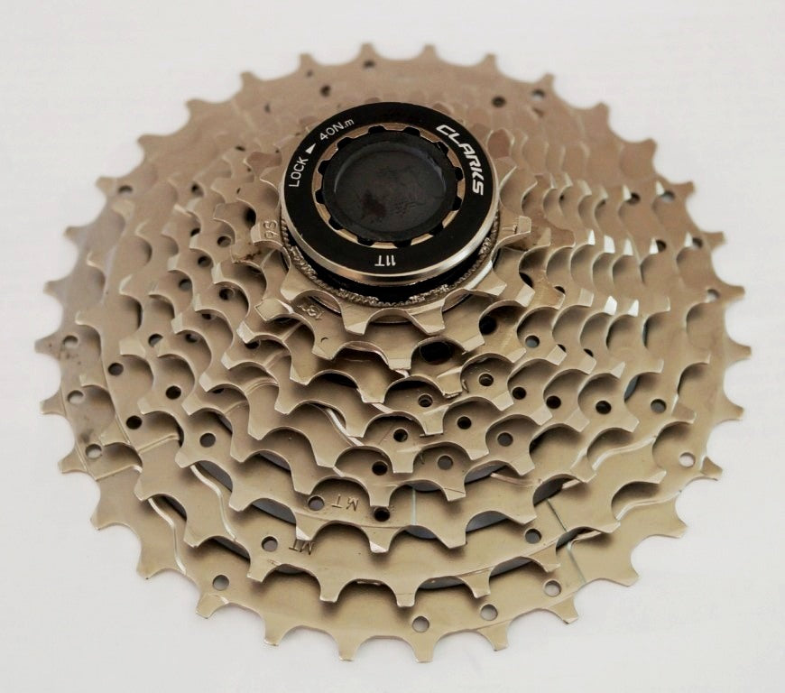 Clarks 9 Speed Cassette - 11-32T - Shimano/Sram Compatible