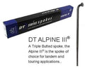 DT Alpine III Triple Butted 14G Stainless Steel J Hook Spoke - 264mm - Black (Single)